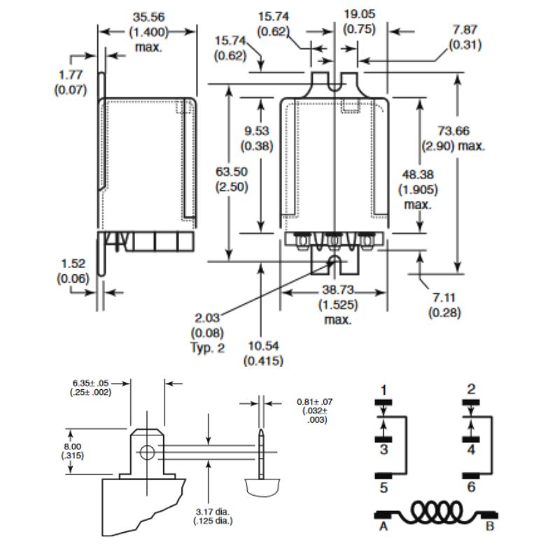 RELAY AC 220V 6265